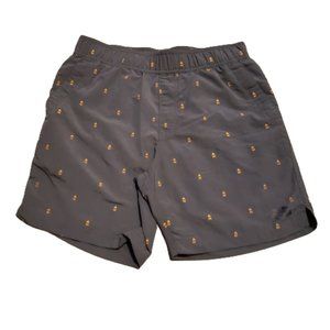 The North Face Swim Trunks Shorts Men's Small S Gray Beach Athletic Summer Camp